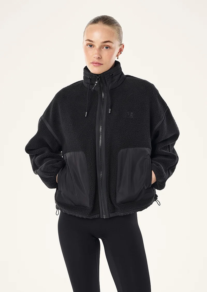 LENNON SHERPA JACKET BLACK