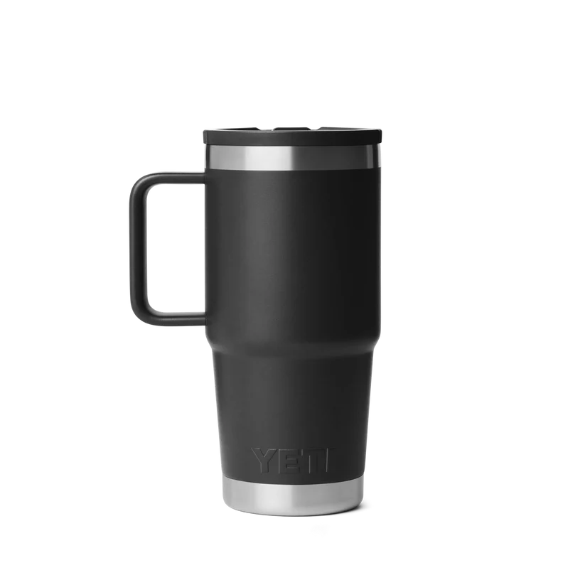 Rambler 20 Oz (591 ml) Travel Straw Mug Black