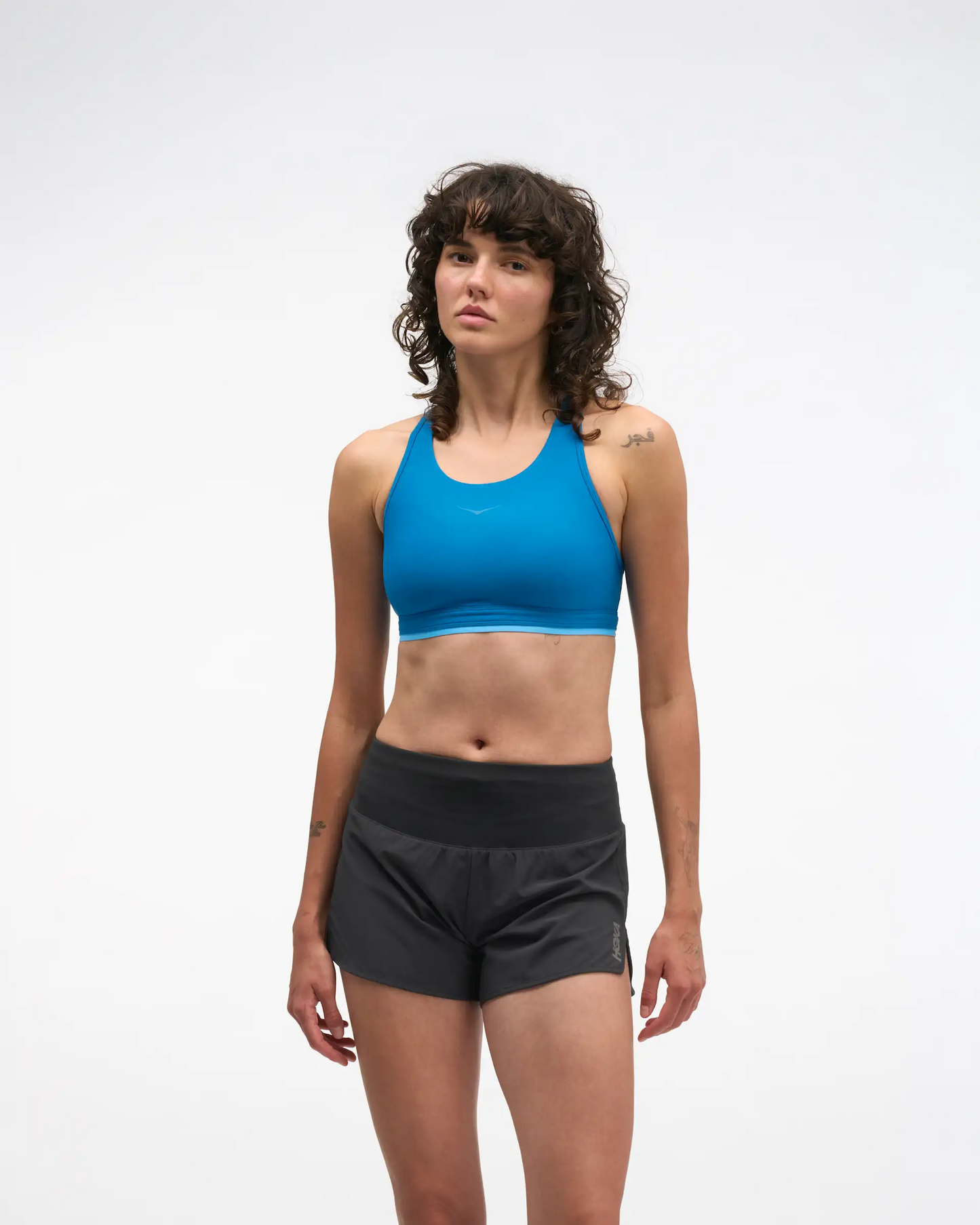 HUPANA SPORTS BRA REMOVABLE CUP NIGHT GLOW BLUE