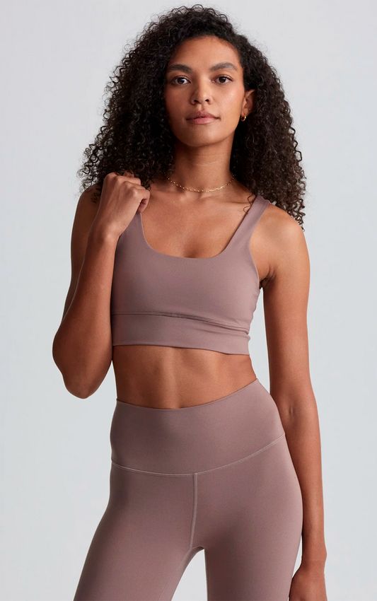freesoft cori bra deep taupe