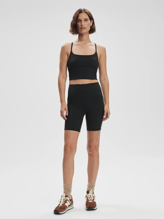 freesoft high rise short 7 black