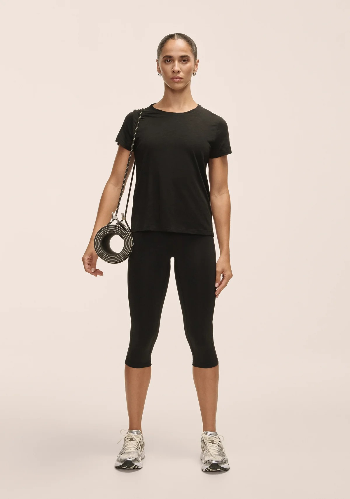Soft Texture Tee Black