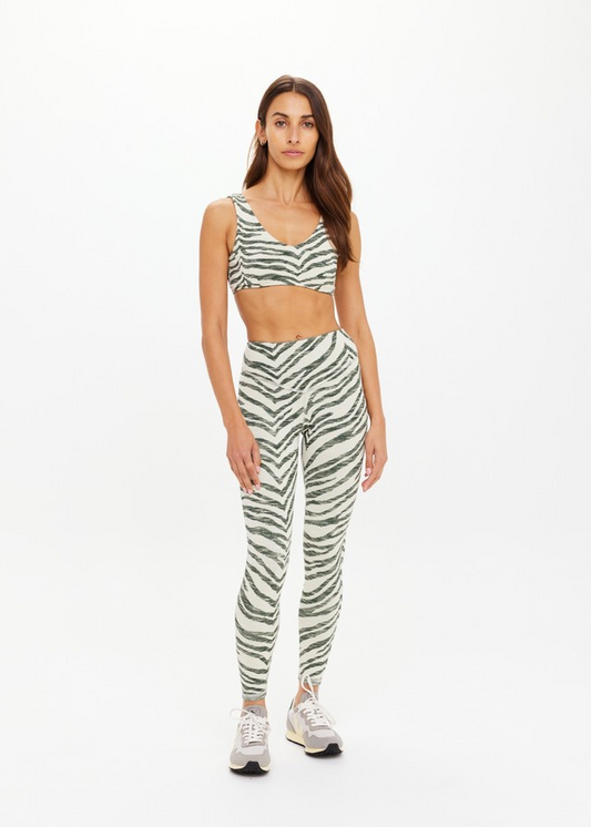 REVERSIBLE 25IN HIGH MIDI PANT GREEN