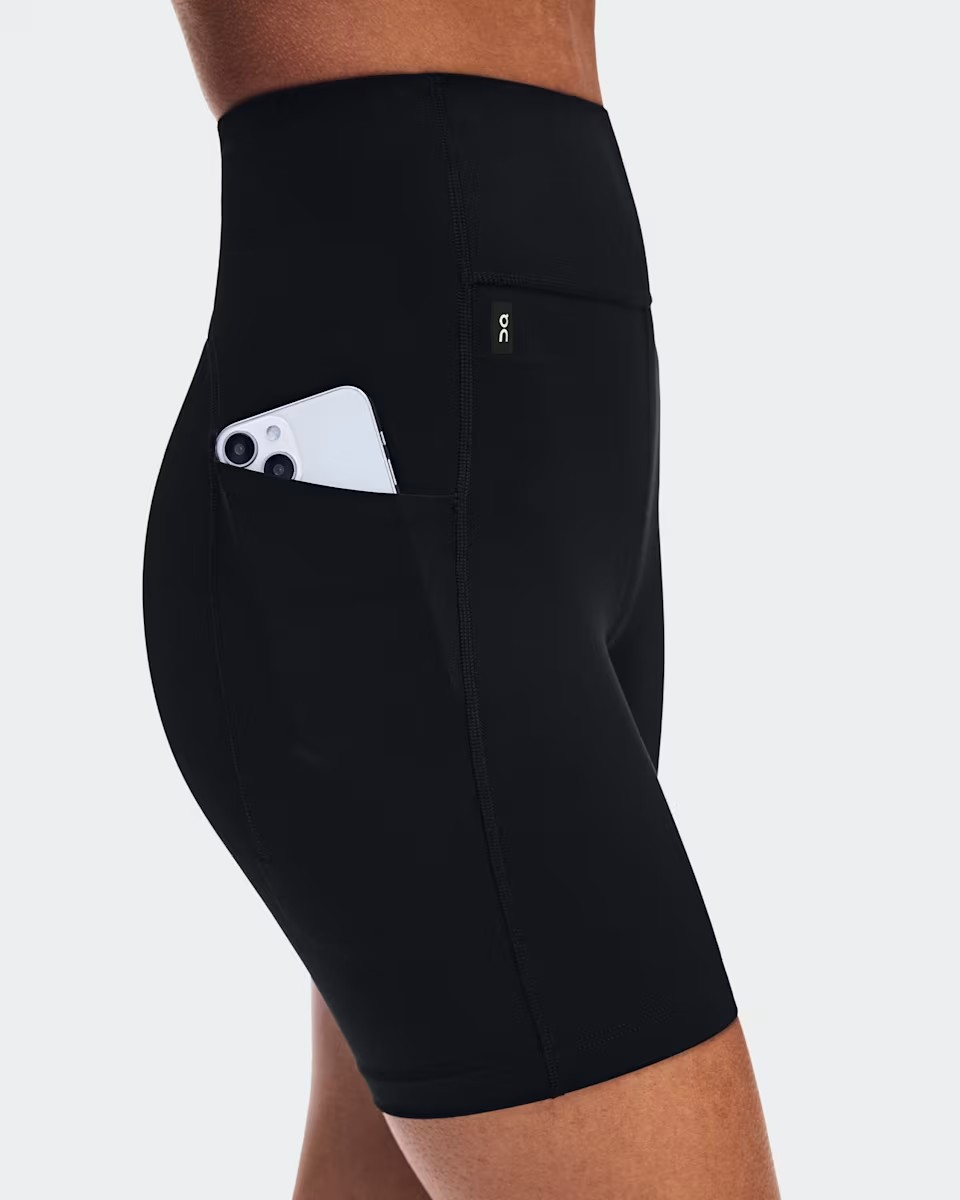 Train Tights Short 6" Women Black