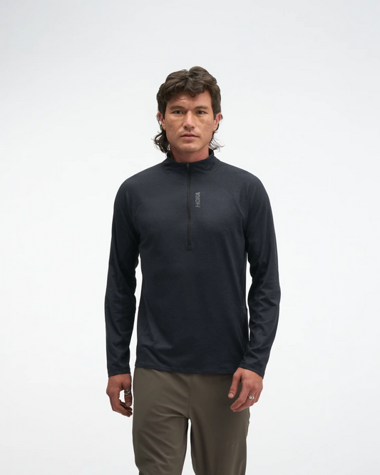 CAMISETA SKYFORM HALF ZIP BLACK HTR