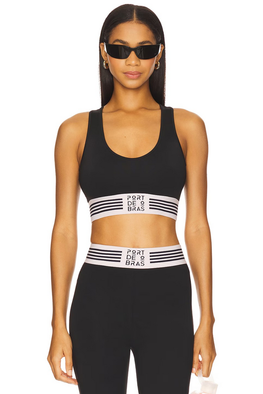 Aimé Sports Bra Black