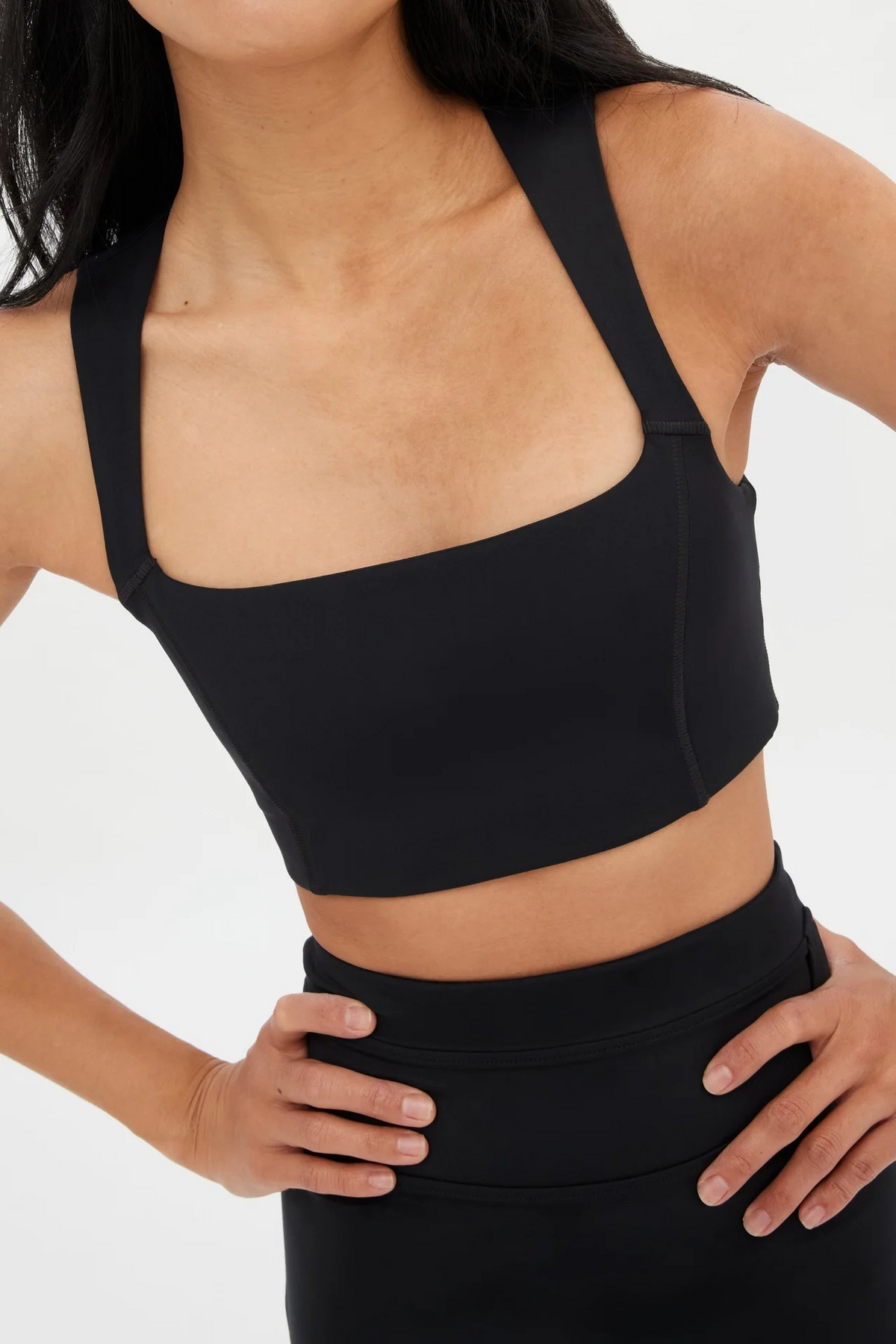Natalie Seamed Bra Black