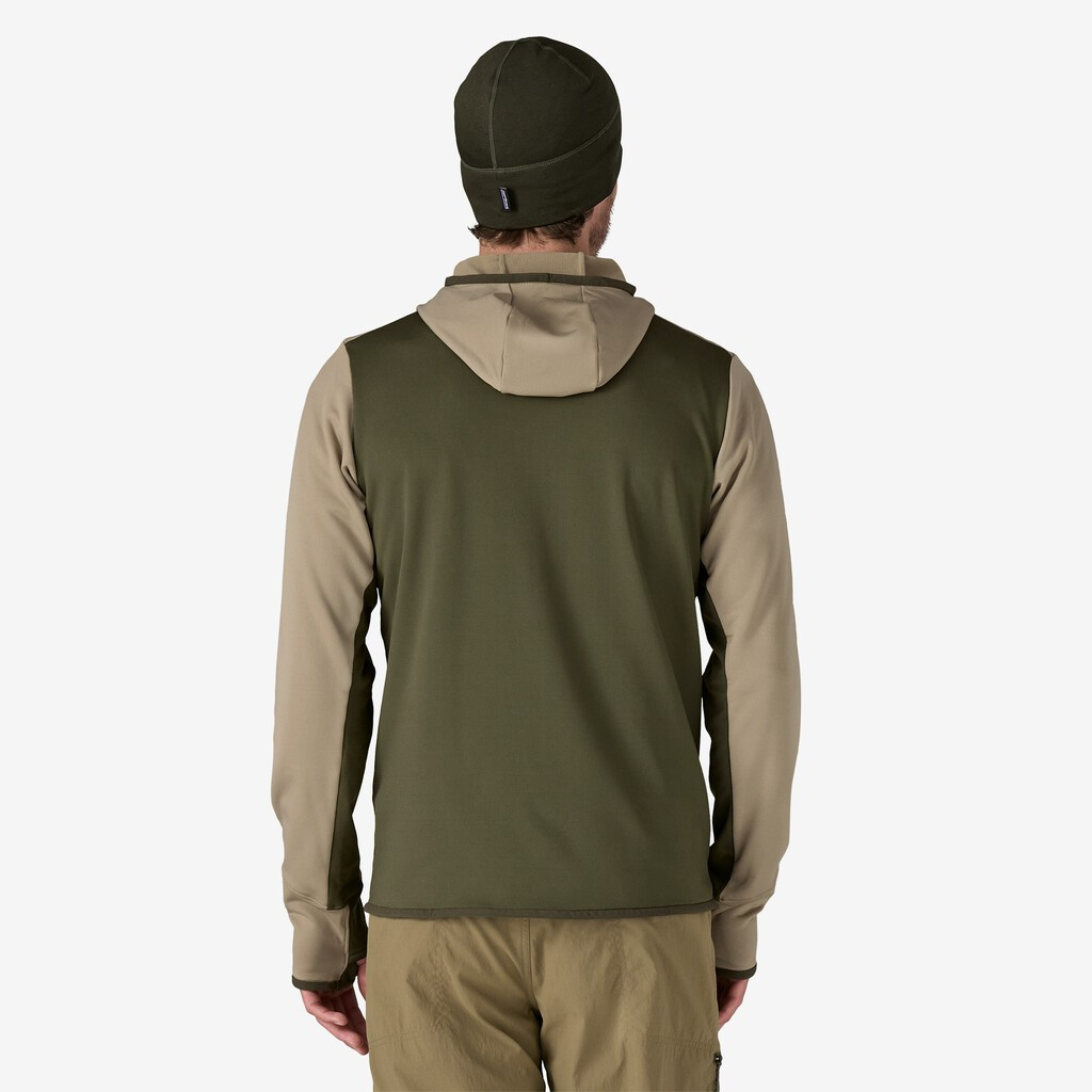 Men's R1 Thermal Full-Zip Hoody Seabird Grey