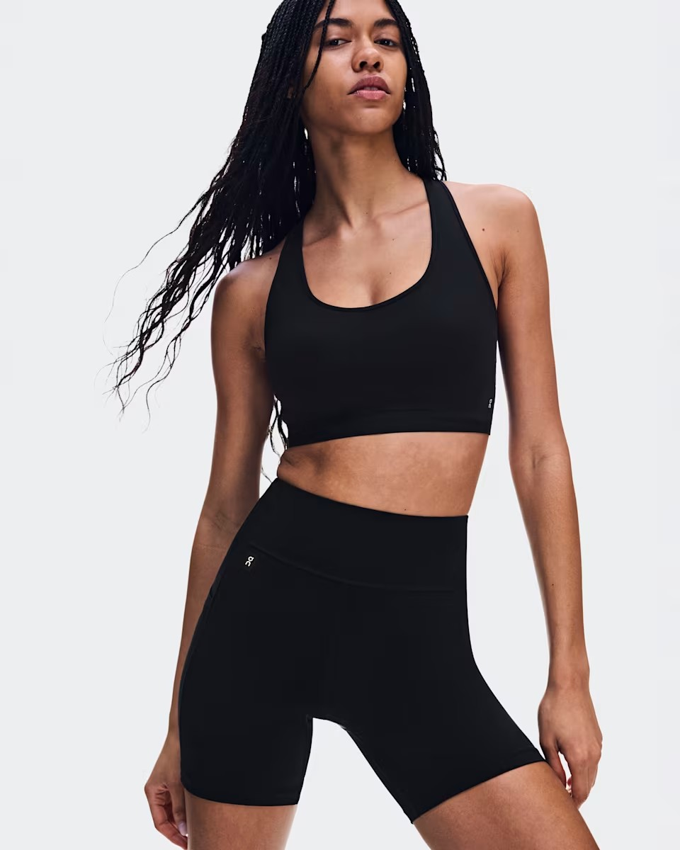 Train Tights Short 6" Women Black