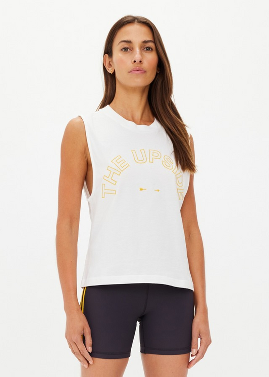 DAWSON LOGO TANK TOP WHITE