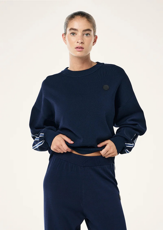RETREAT KNIT JUMPER DARK NAVY