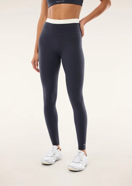 REFLECT FULL LENGTH LEGGING MARINE BLUE/BLACK