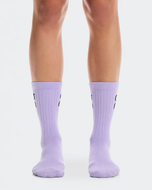 Logo Sock High 3P Unisex Orchid | Bloom