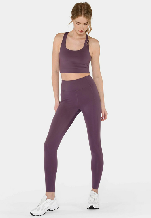 Compressive High-Rise Legging, Long Dahlia