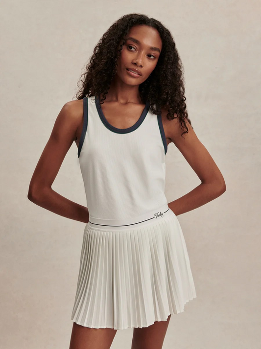 tegan performance tank white