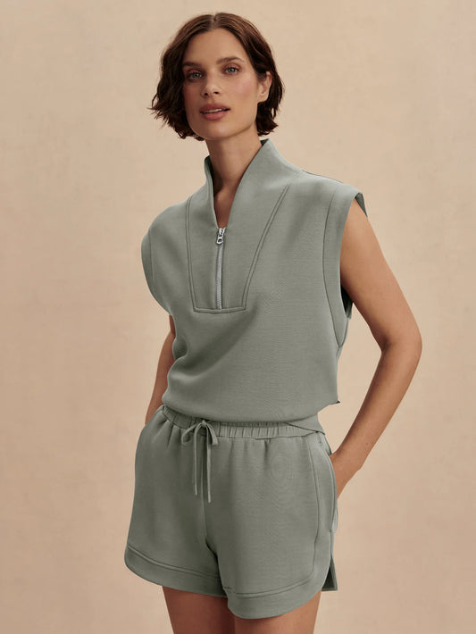 loretta half zip shadow