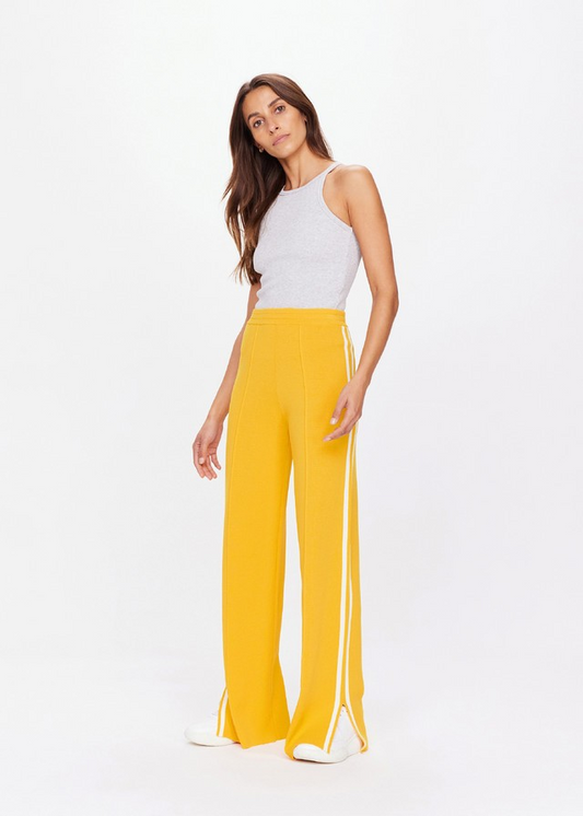 DUNES FREYA KNIT PANT YELLOW