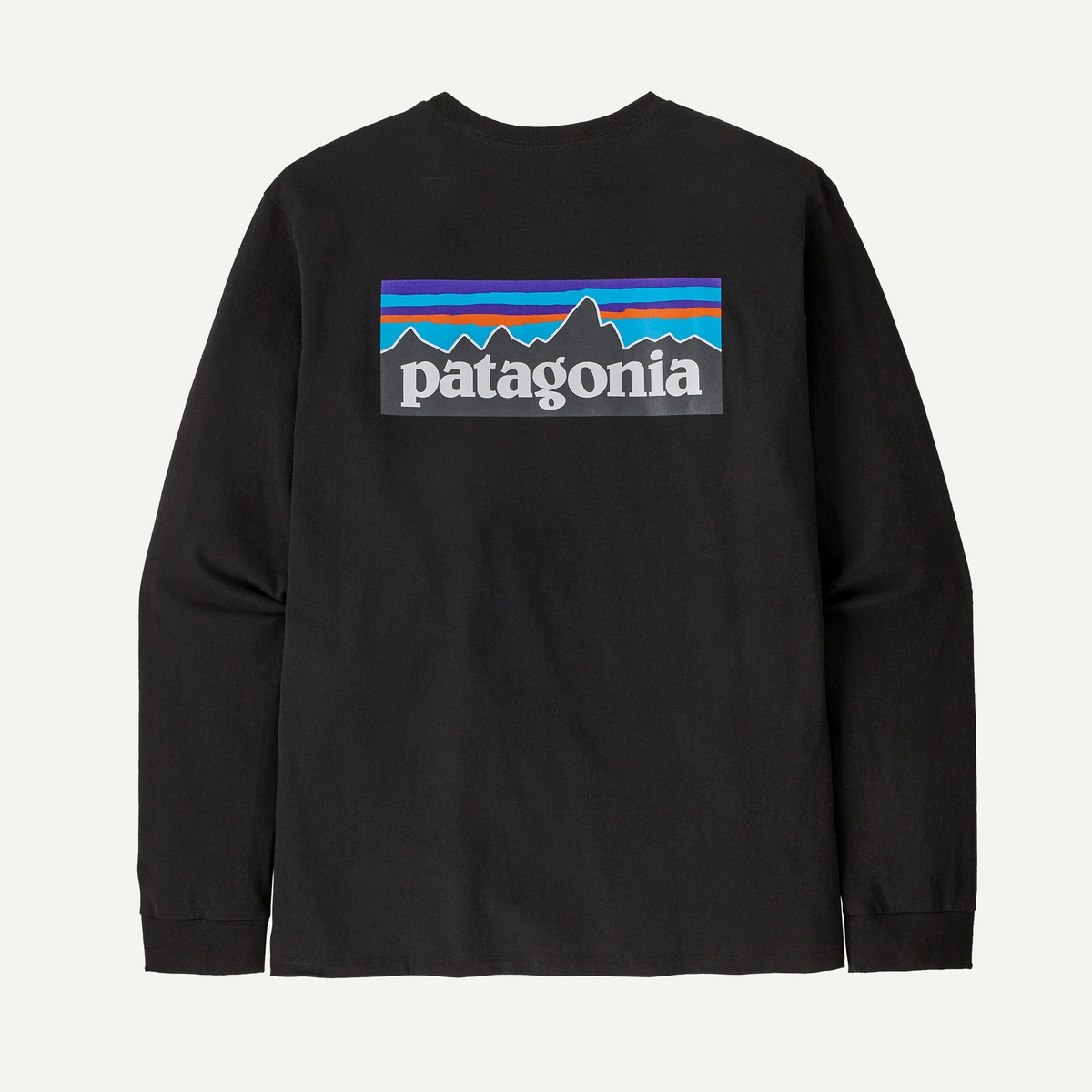 M's L/S P-6 Logo Responsibili-Tee Black