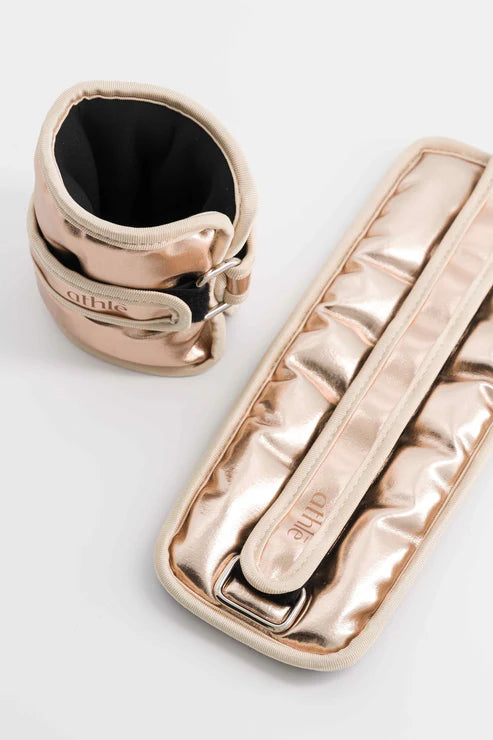 Ankle Weights Metallic Light Gold - 1KG