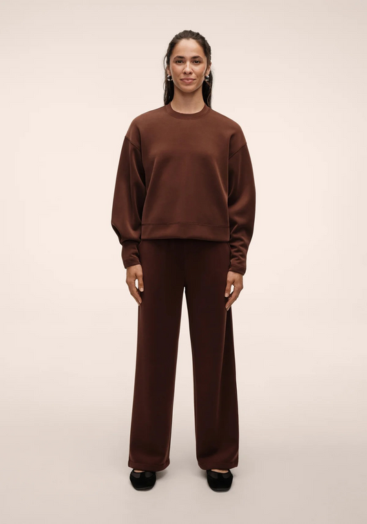 Peachy Straight Leg Jogger Dark Brown
