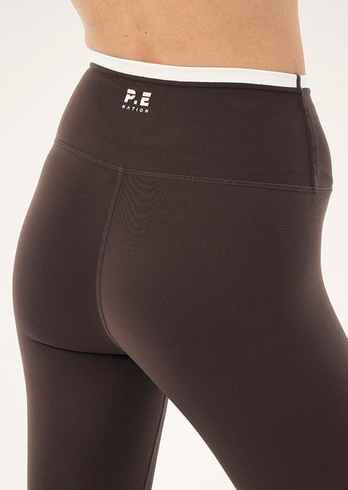 VITA FULL LENGTH LEGGING COFFEE/WHISPER WHITE