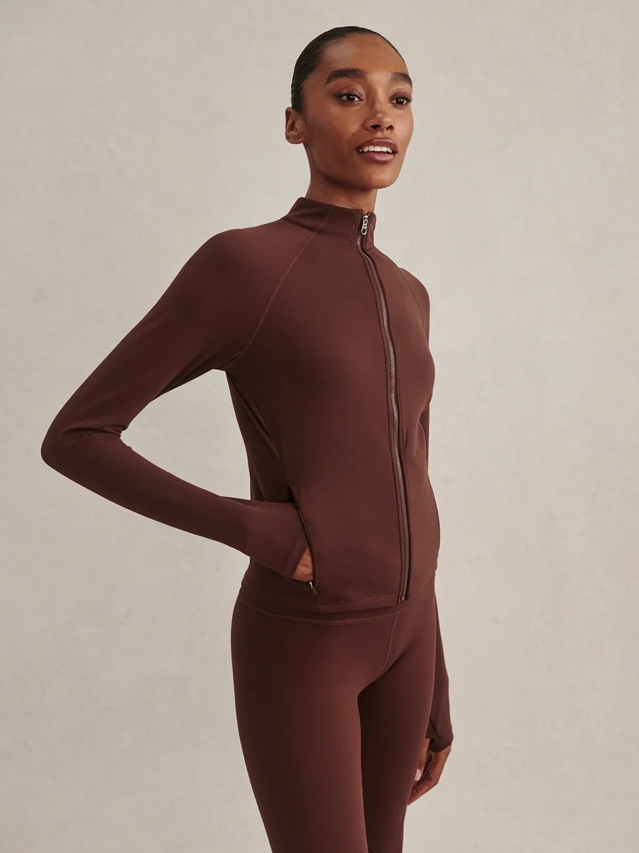 always zip through deep mahogany