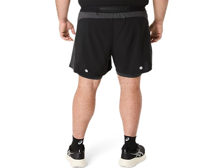 ROAD 2-N-1 5IN SHORT CLAY BLACK/GRAPHITE GREY