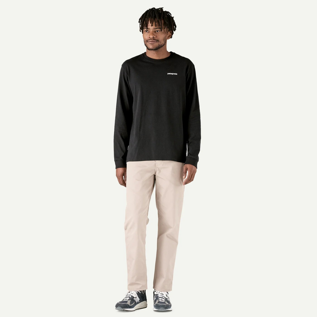 M's L/S P-6 Logo Responsibili-Tee Black