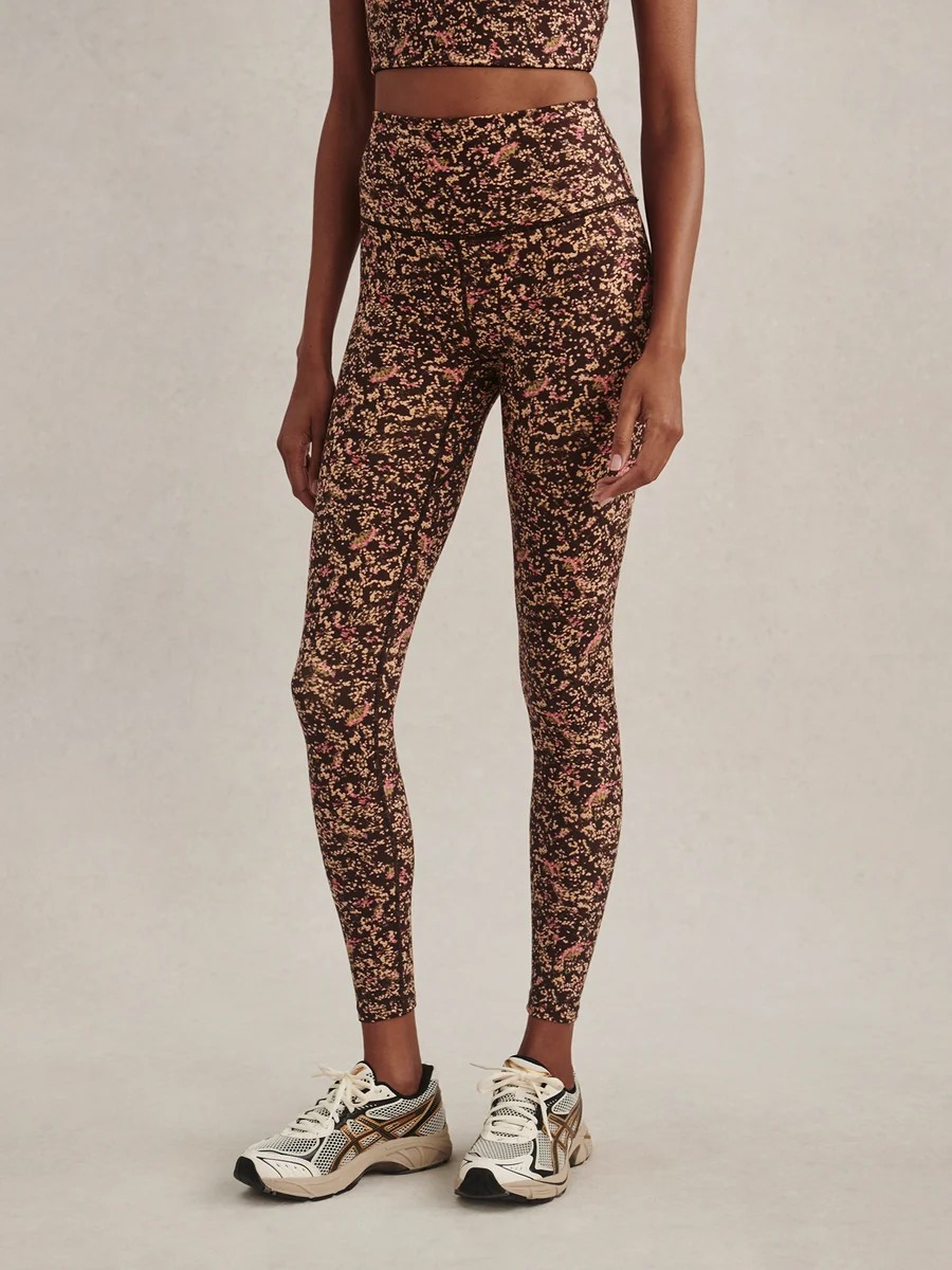 freesoft high rise legging 28 pressed flower