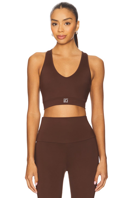Emma Sports Bra Dark Chocolate