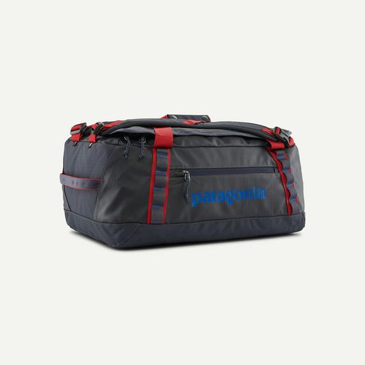 Black Hole Duffel 40L Smolder Blue w/Amanita Red