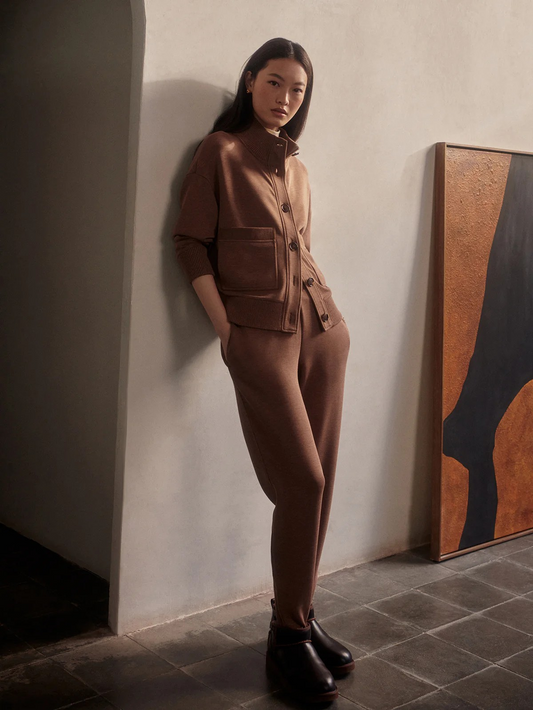 the slim zip hem pant 26 golden bronze marl