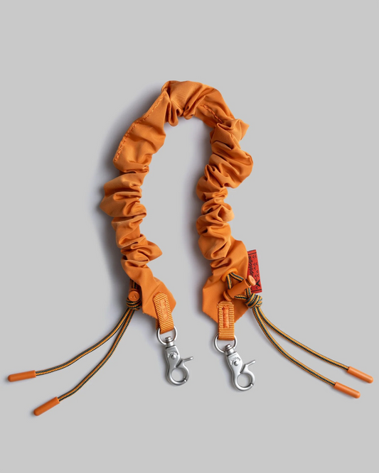 Bungee Wrist Strap Orange Glazed Ripstop