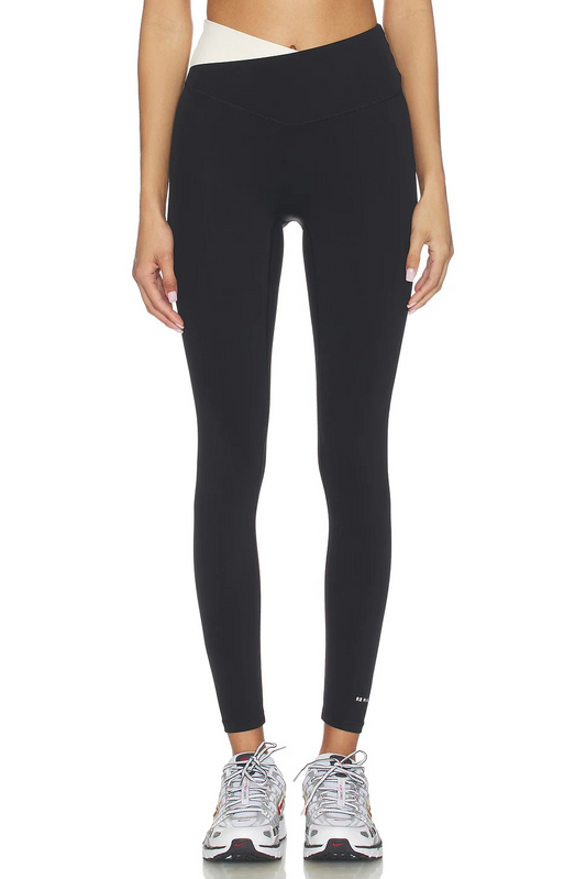 WANDER FULL LENGTH LEGGING BLACK / WHISPER WHITE