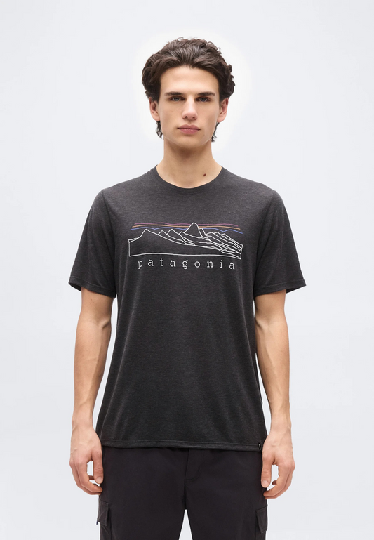 M's Cap Cool Trail Shirt - Stratapeaks Ink Black