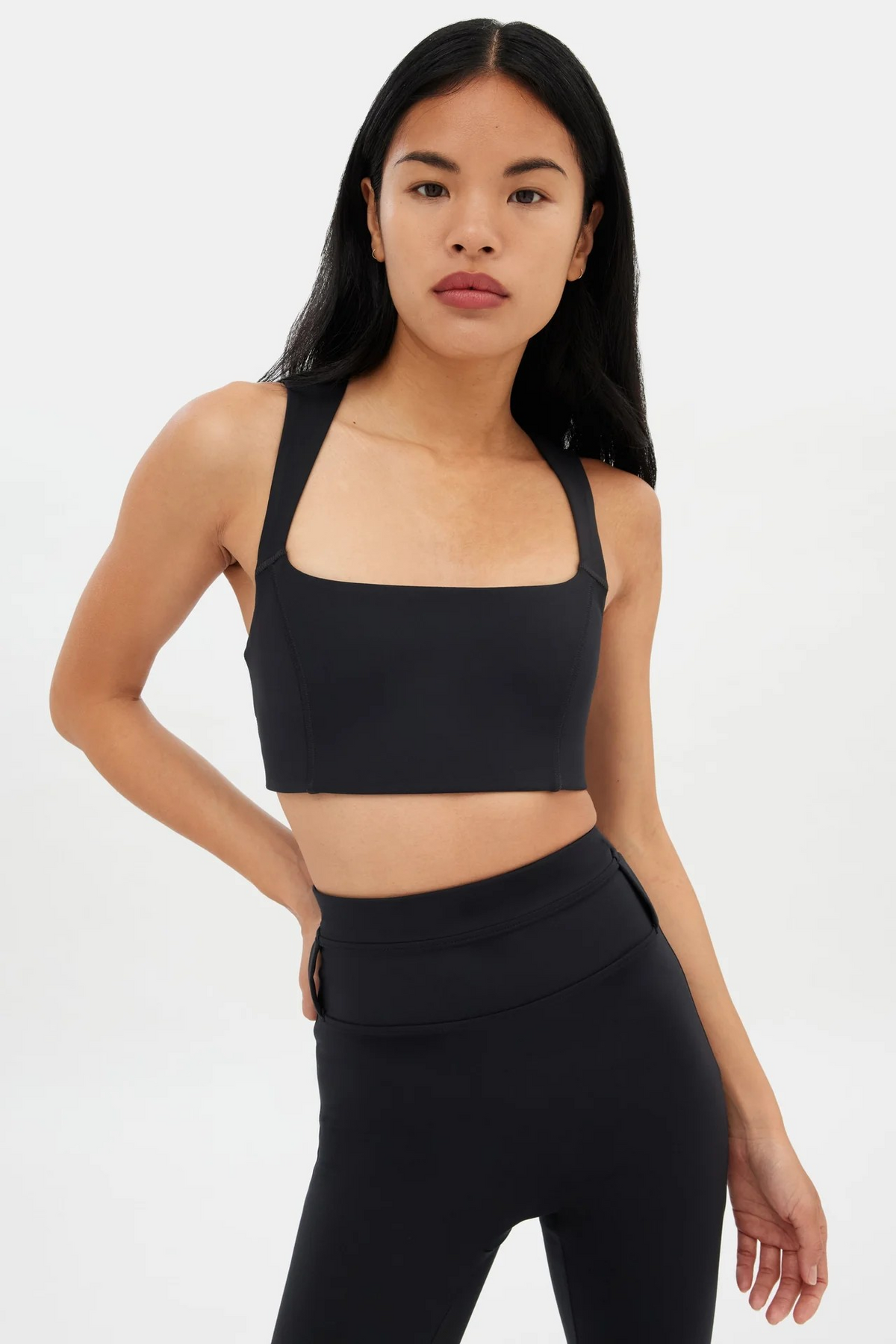 Natalie Seamed Bra Black