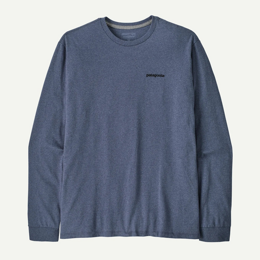 M's L/S P-6 Logo Responsibili-Tee Current Blue