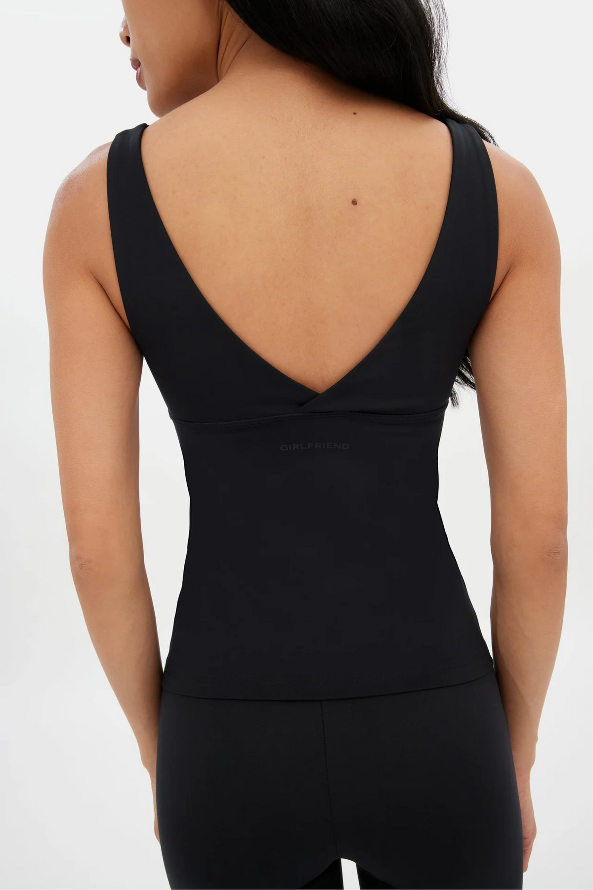 Meredith Bow Tank Black