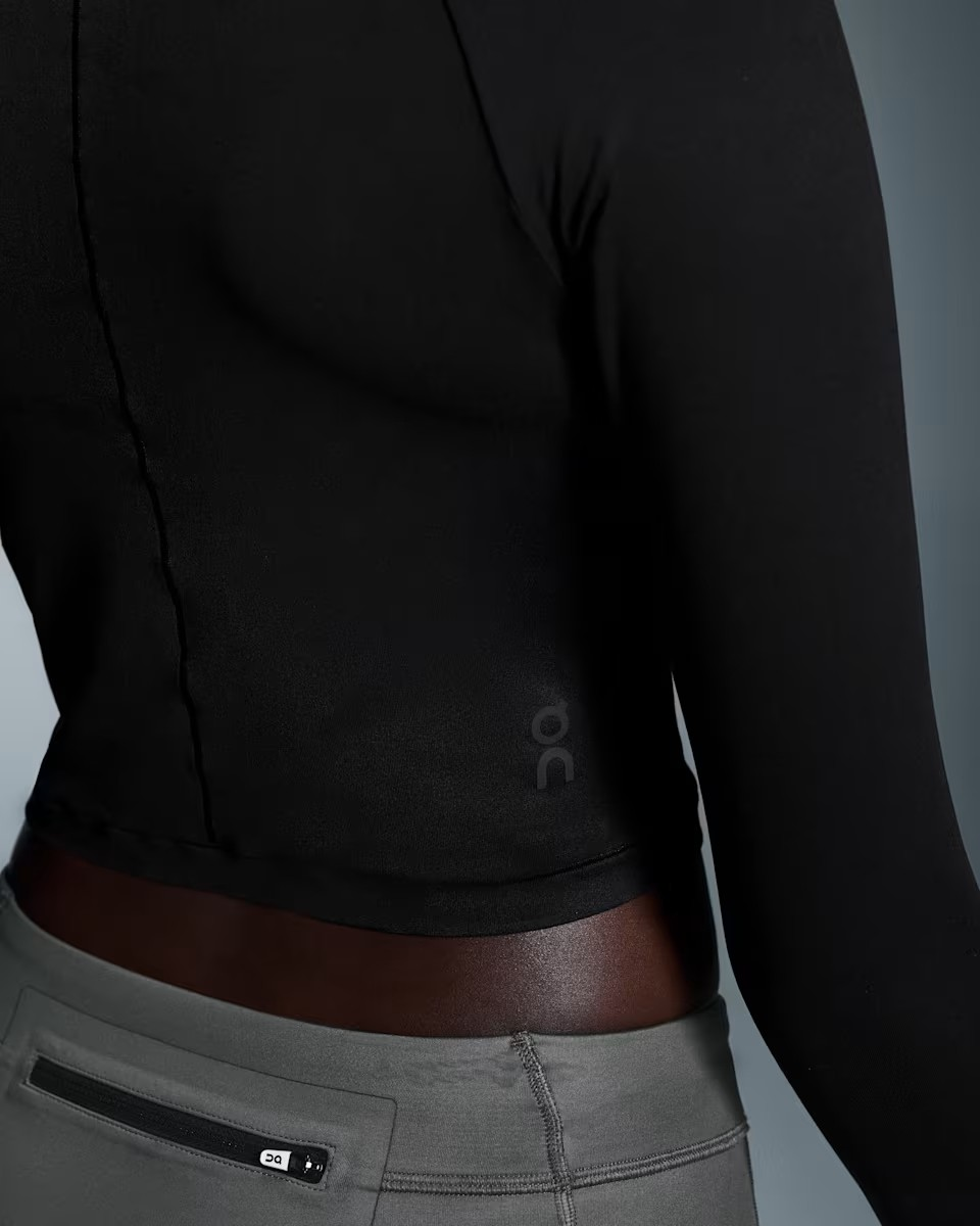 Studio Long-T Crop Women Black