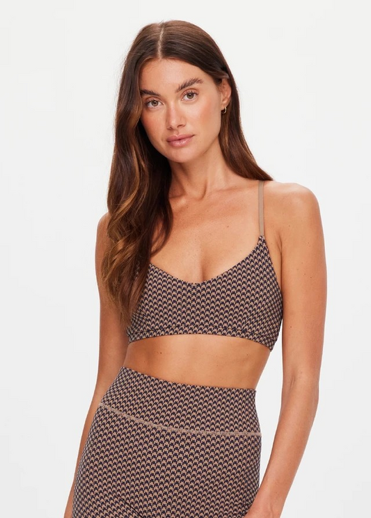 HOUNDSTOOTH ZOE BRA CHECK