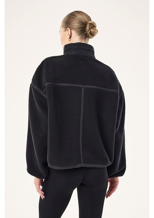 LENNON SHERPA JACKET BLACK