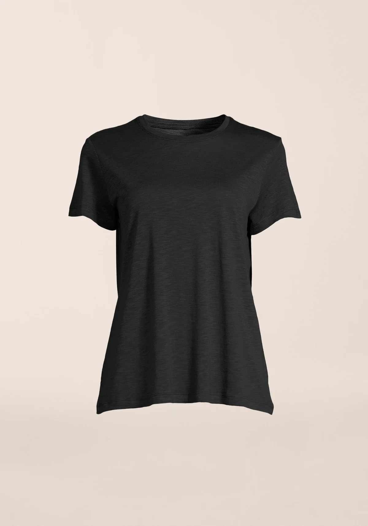 Soft Texture Tee Black