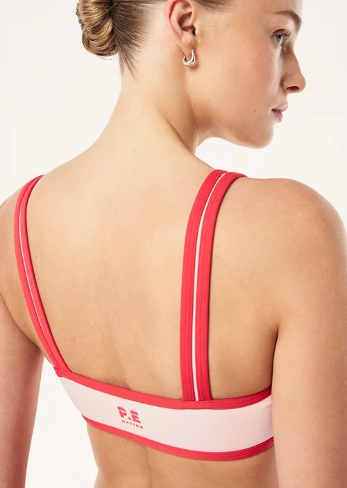 SOLIS SCOOP SPORTS BRA SOFT PINK/STRAWBERRY