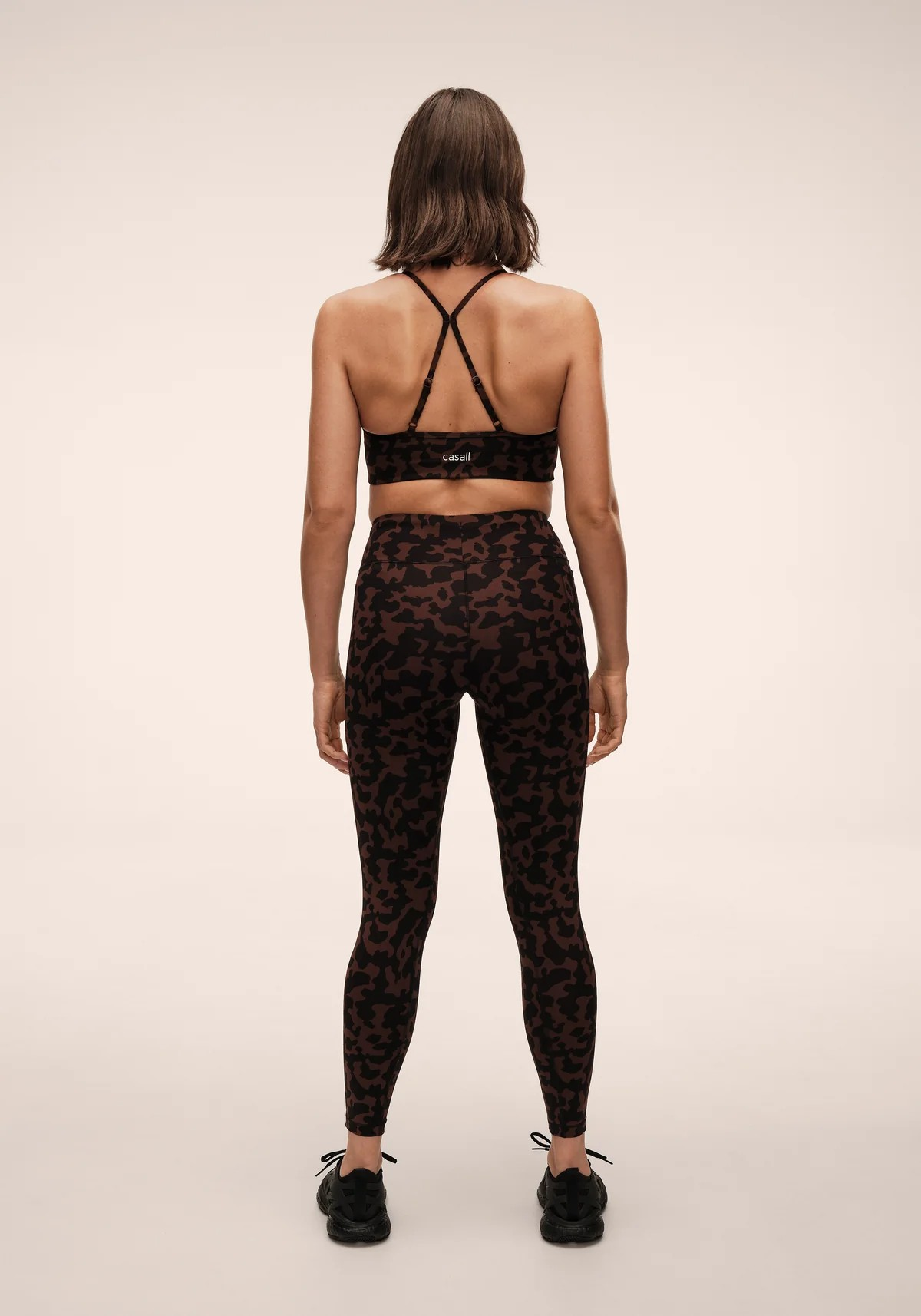 Essential Printed Tights Turtoise Brown