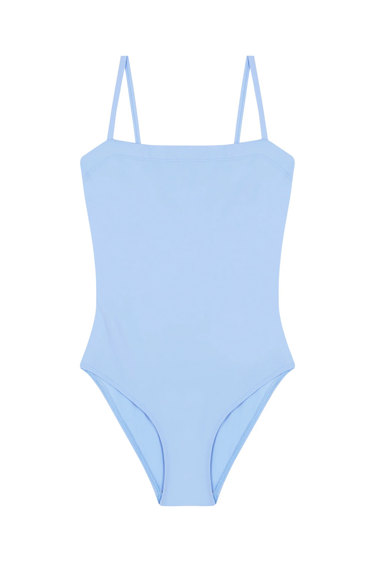 Bañador Espalda Recta Pastel Blue