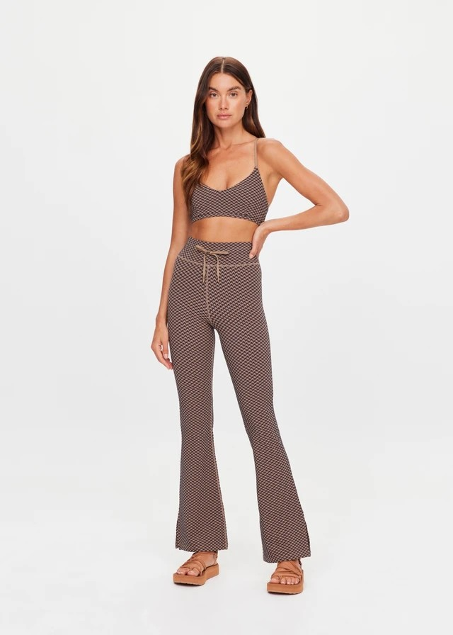 HOUNDSTOOTH ZOE BRA CHECK