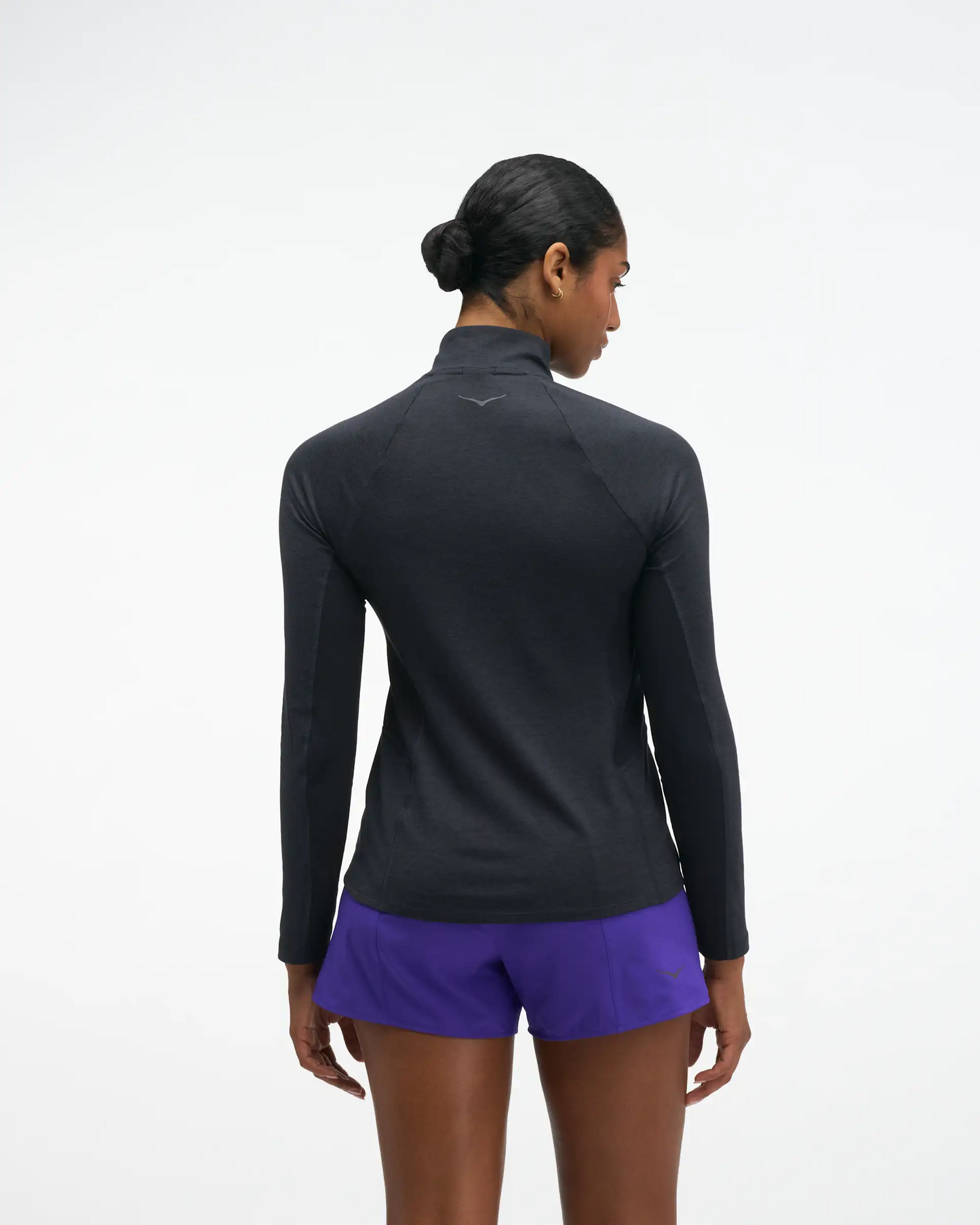 CAMISETA W SKYFORM HALF ZIP BLACK HTR