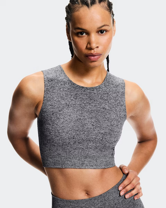 Studio Knit Crop Women Graphite Heather
