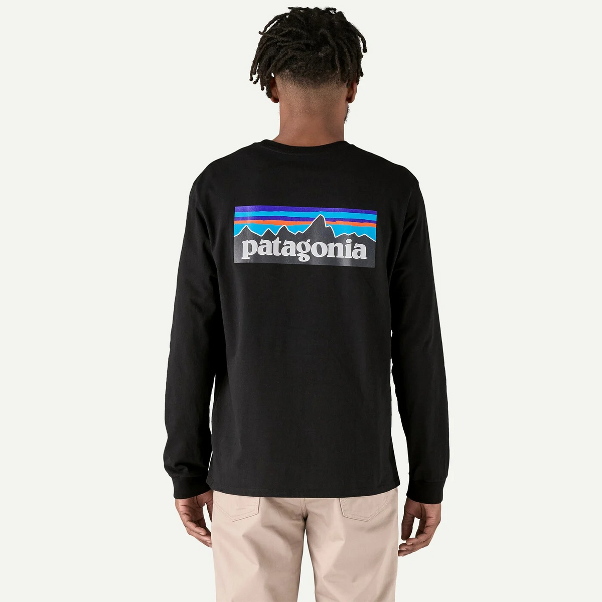 M's L/S P-6 Logo Responsibili-Tee Black