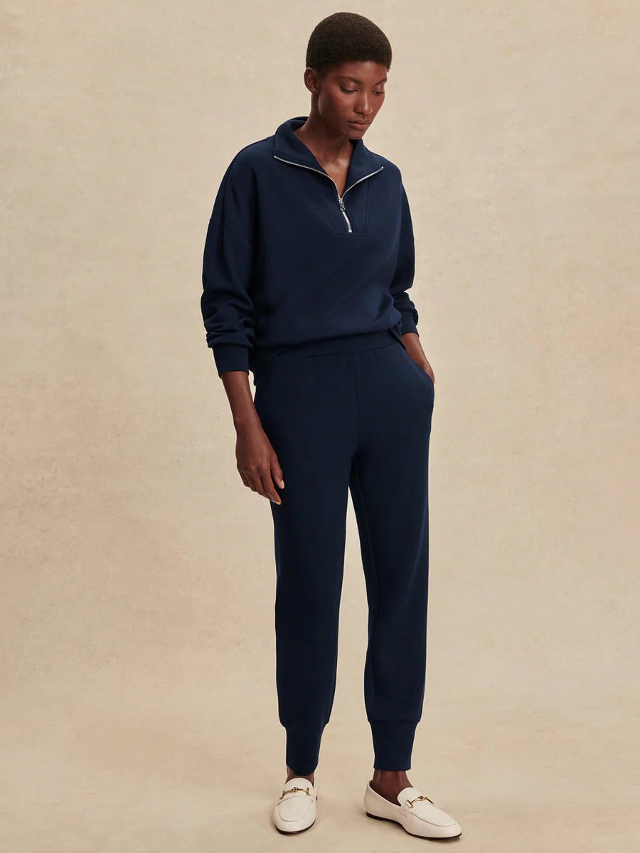 the slim cuff pant 27.5 navy